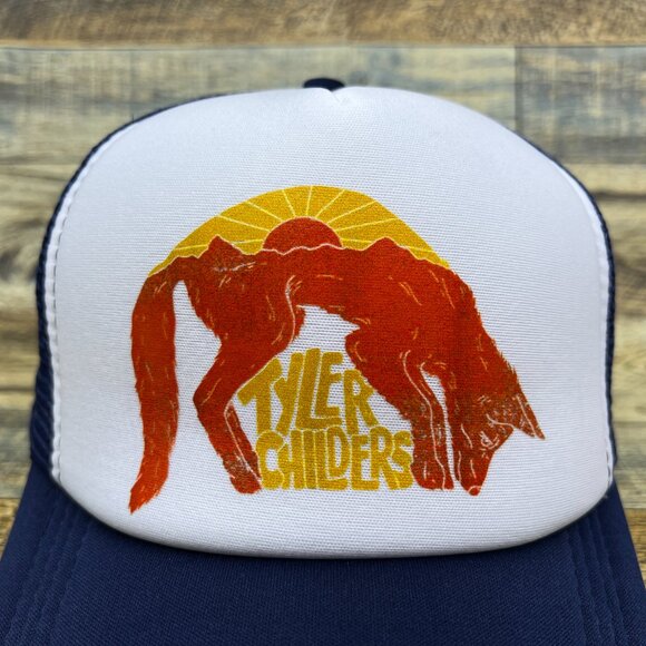 Tyler Childers Mens Trucker Hat Navy Snapback Country Bluegrass Baseball Cap - Picture 3 of 8
